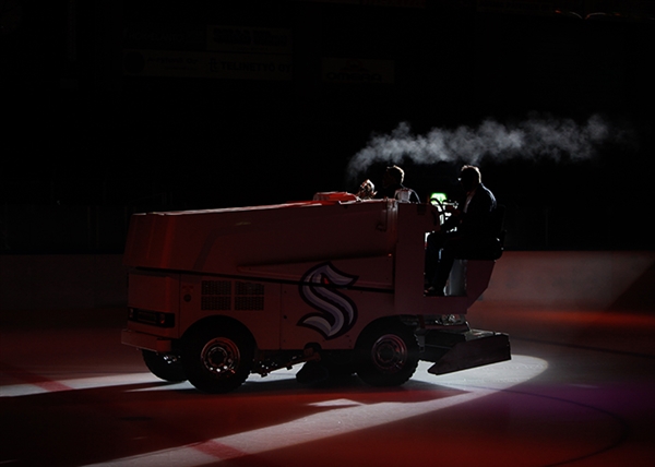 LOWER BOWL SEATS & ZAMBONI RIDE AT CLIMATE PLEDGE ARENA