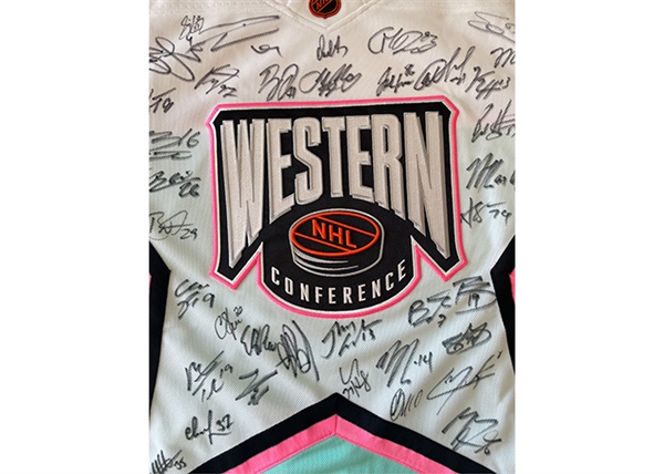 2023 NHL WESTERN CONFERENCE ALL STAR SIGNED JERSEY